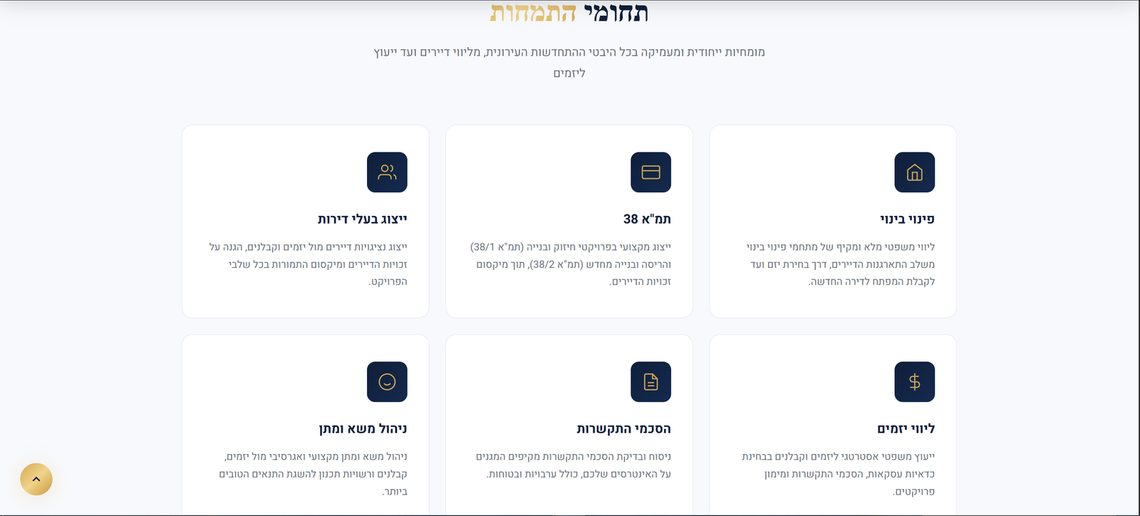הצגת שירותים